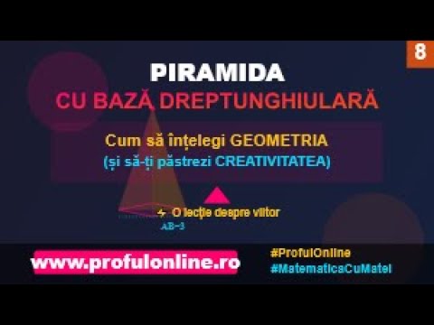 Cum Calculezi Aria și Volumul Piramidei - și de ce nu-ți dezvoltă creativitatea?