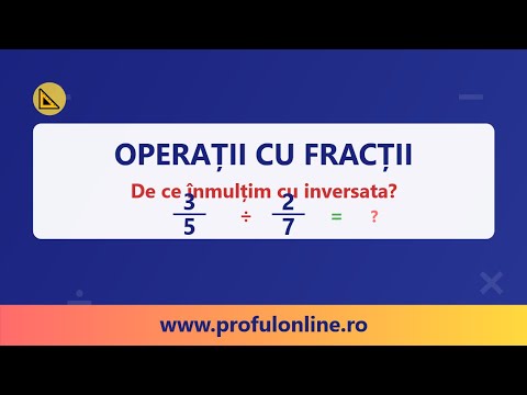 Operații cu Fracții - Exercițiu Complet Explicat